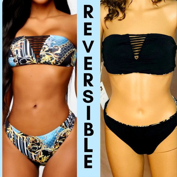 Reversible Two-Piece Bikini - Fashion Nova - Picture 1 of 6
